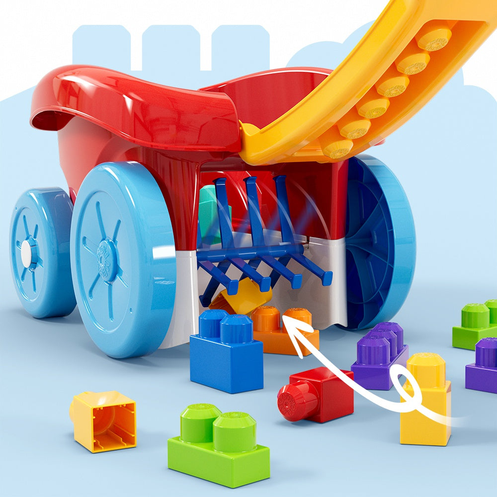 Mega Blocks - Core - Mb New Block Scooping Wagon