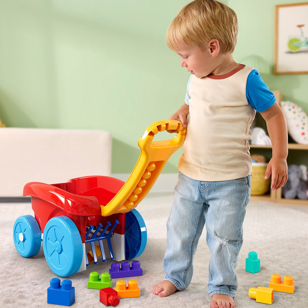 Mega Blocks - Core - Mb New Block Scooping Wagon