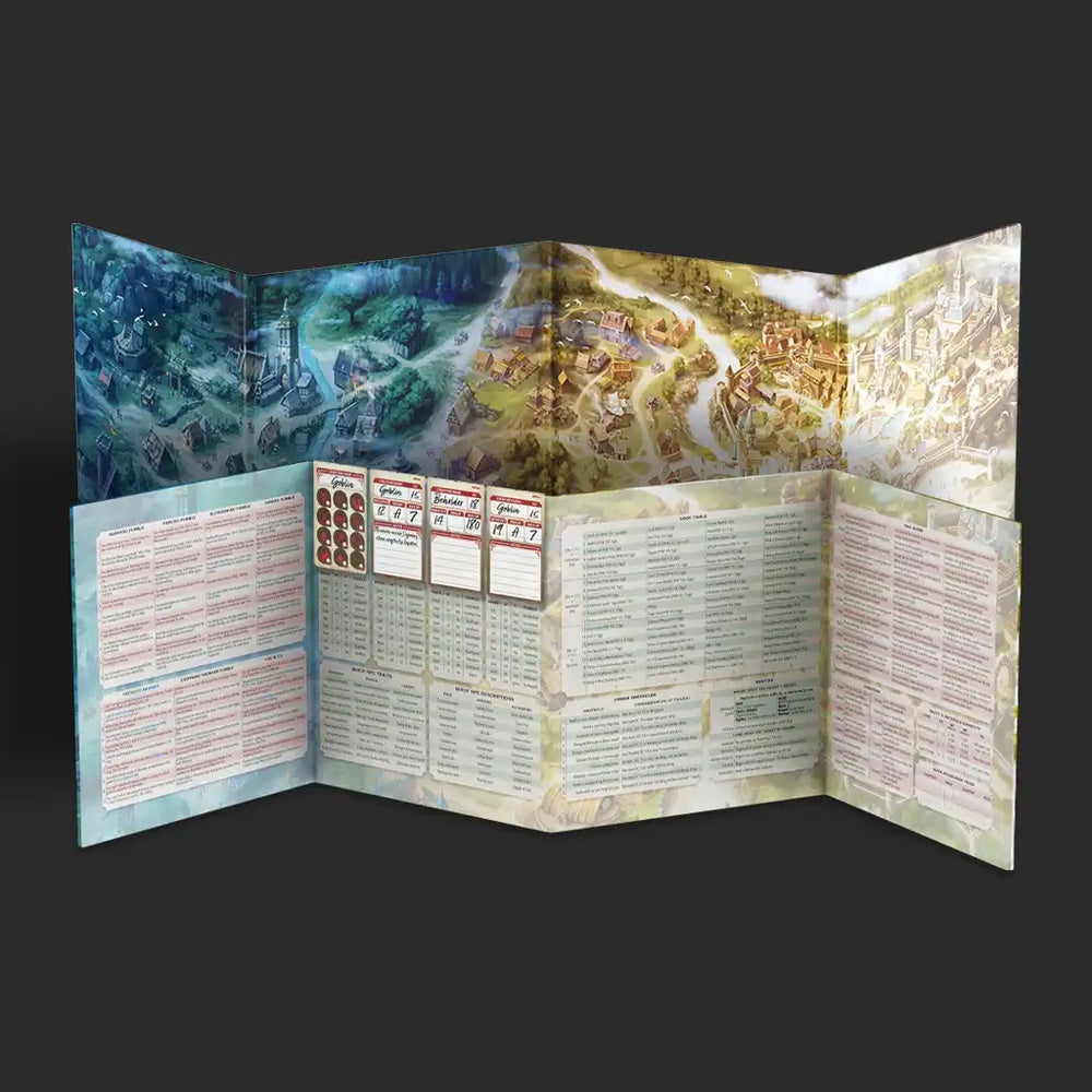 Worlds at a Glance: DM Screen
