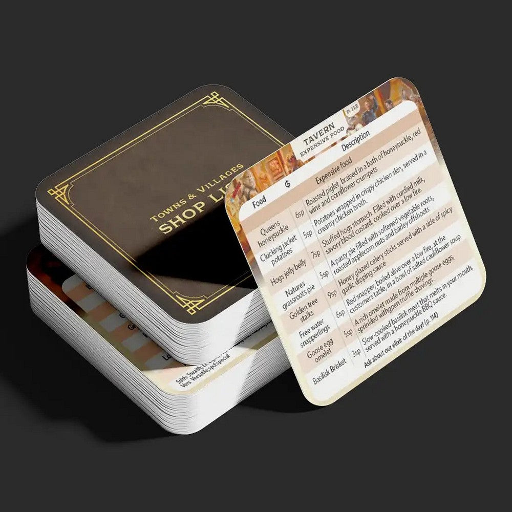 Worlds at a Glance: Shop Cards