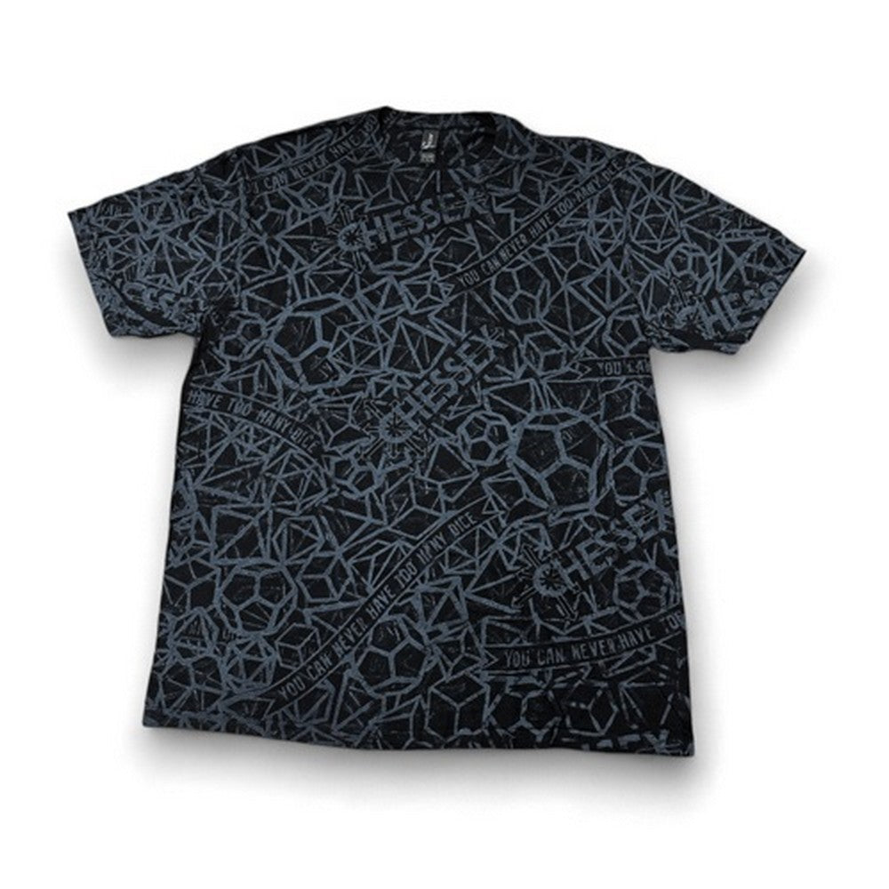 CHX 87038 Unisex Chessex T-Shirt - Black - Size 4XL