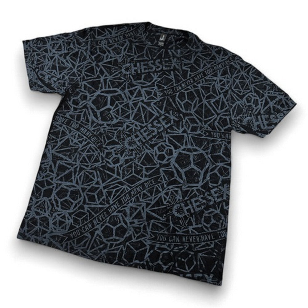 CHX 87039 Unisex Chessex T-Shirt - Black - Size 5XL