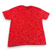 CHX 87045 Unisex Chessex T-Shirt - Red - Size XL