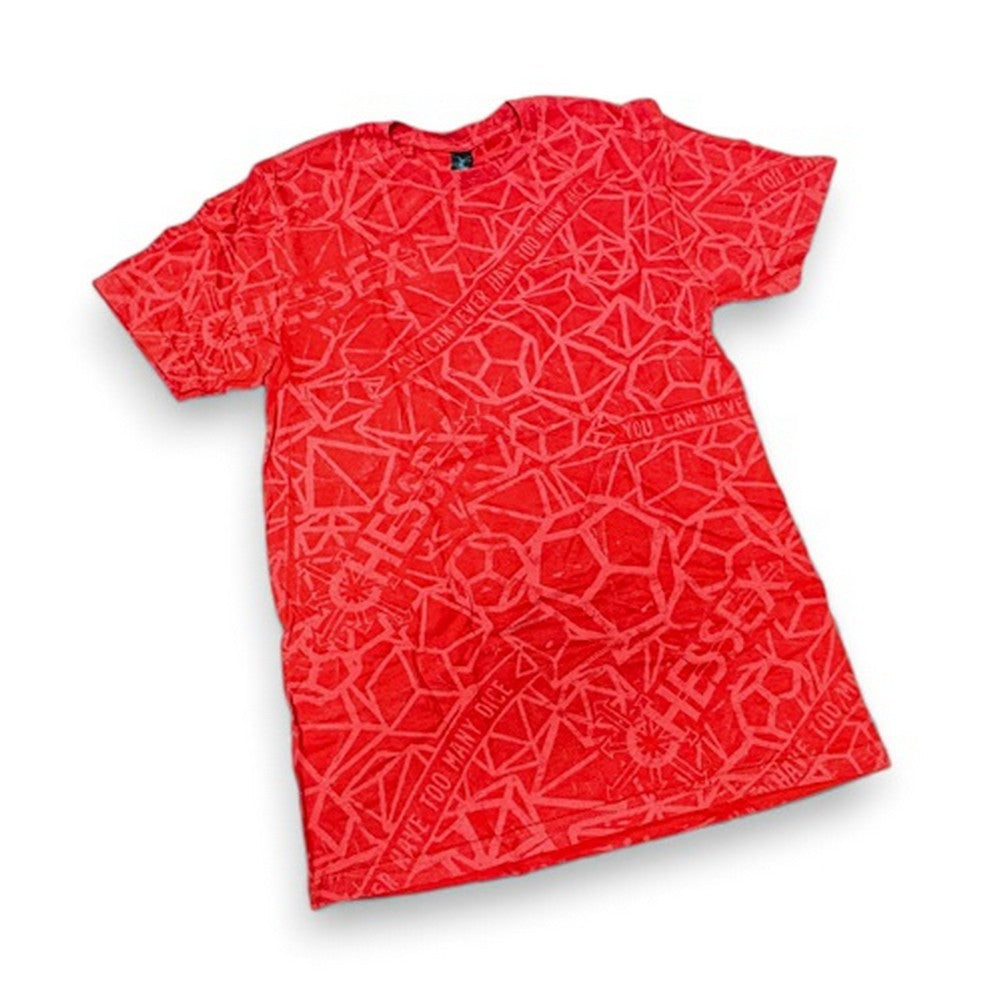 CHX 87047 Unisex Chessex T-Shirt - Red - Size 3XL