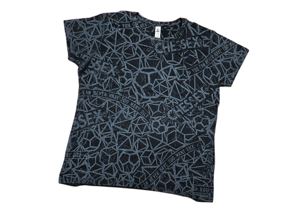 CHX 86035 Ladies Fit Chessex T-Shirt - Black - XL