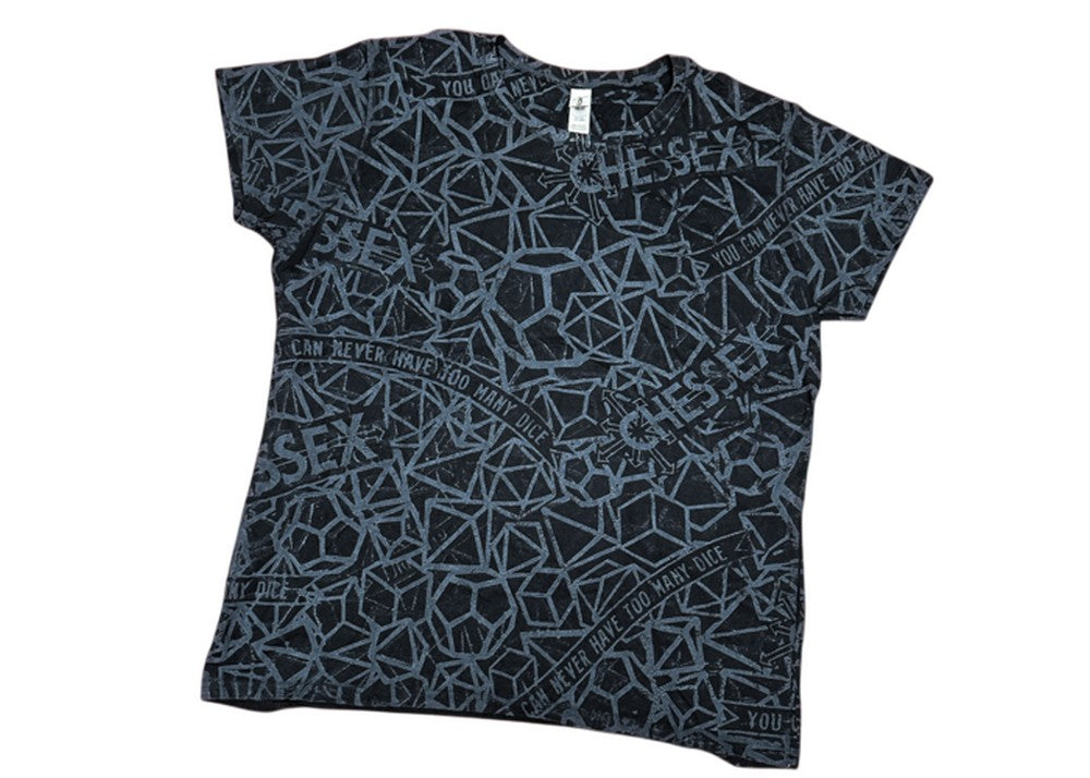 CHX 86035 Ladies Fit Chessex T-Shirt - Black - XL