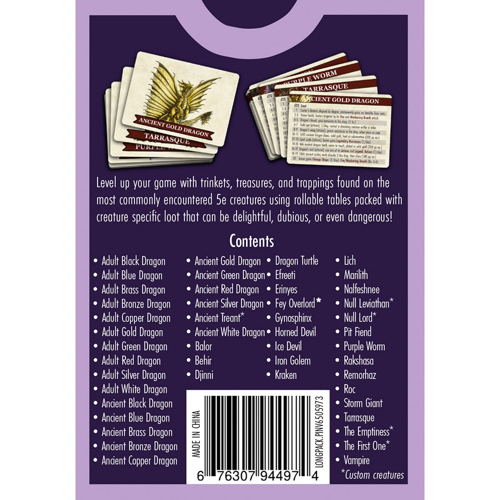 The Deck of Loot: Core Pack 3 - CR 11-30