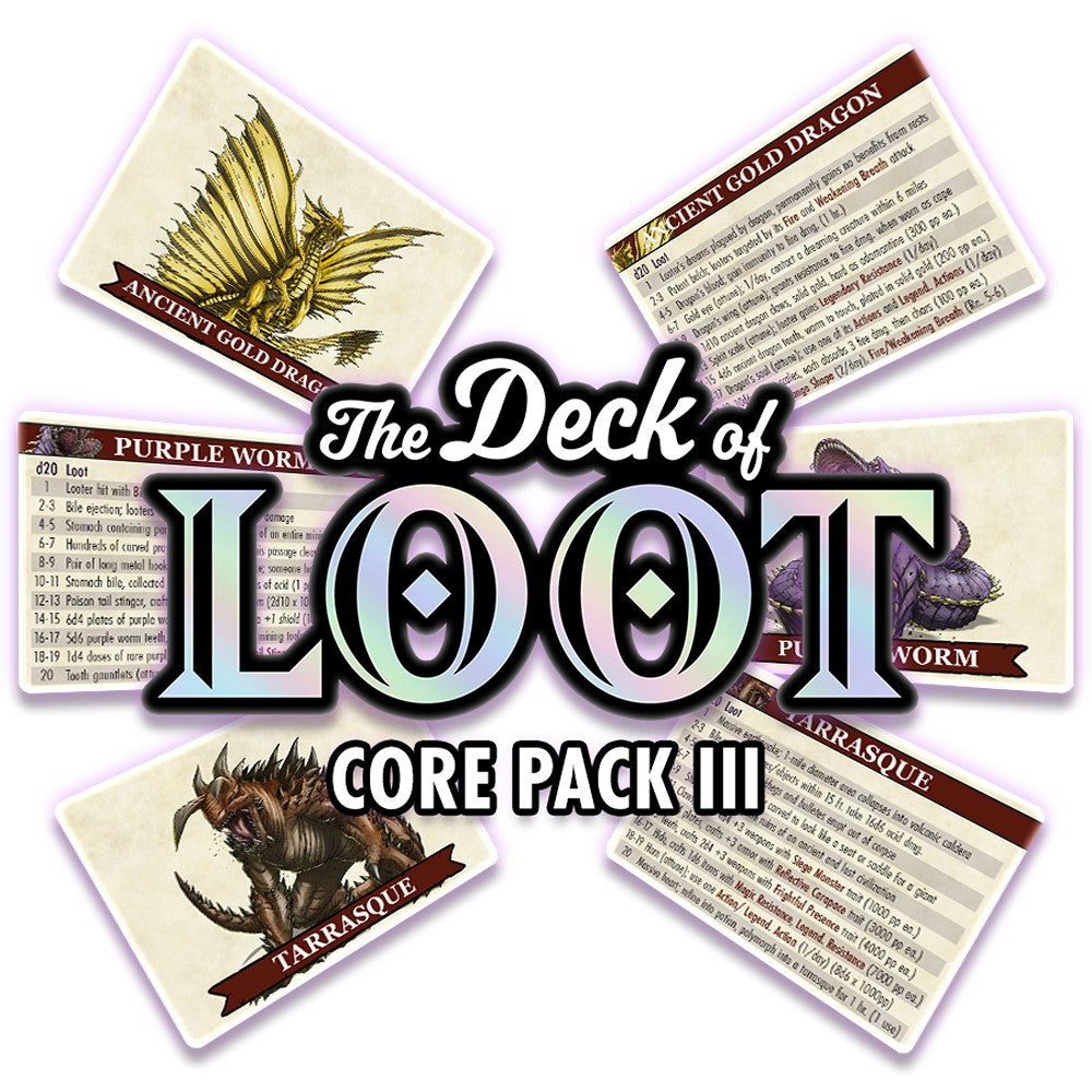 The Deck of Loot: Core Pack 3 - CR 11-30