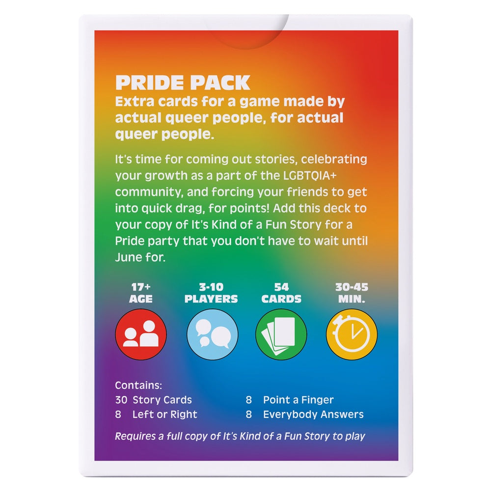 It's Kind of a Fun Story Pride Pack Expansion Pack