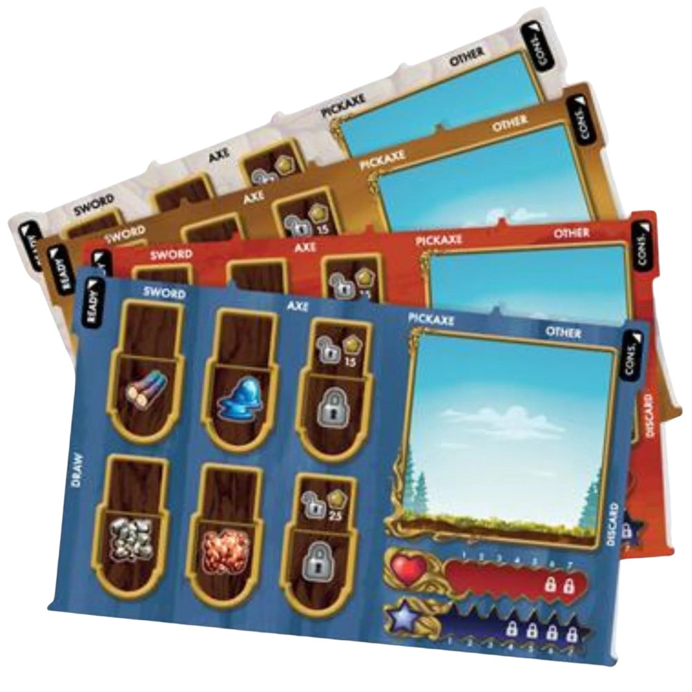 Terraria - The Board Game - Deluxe Player Mat Pack