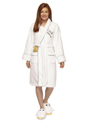 Harry Potter: Hedwig Ladies Sparkly Fleece Hoodless Robe