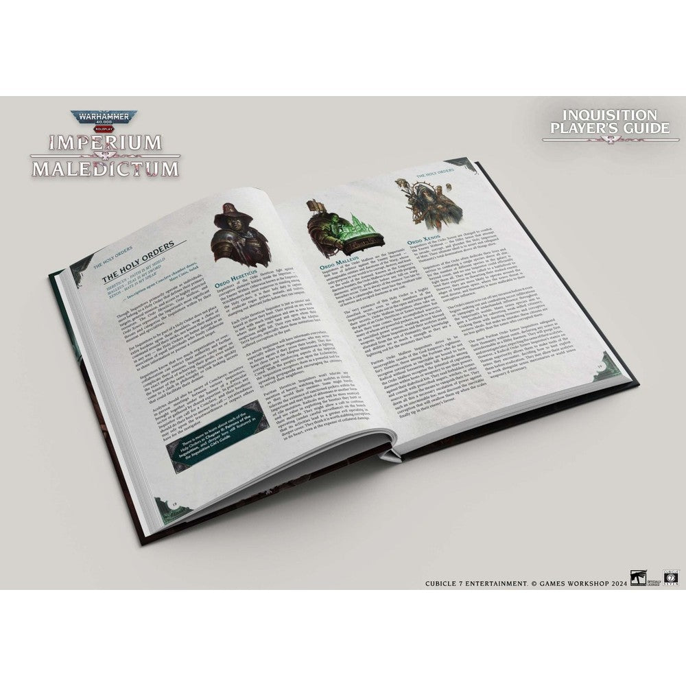 Warhammer 40k RPG Imperium Maledictum Inquisition Players Guide