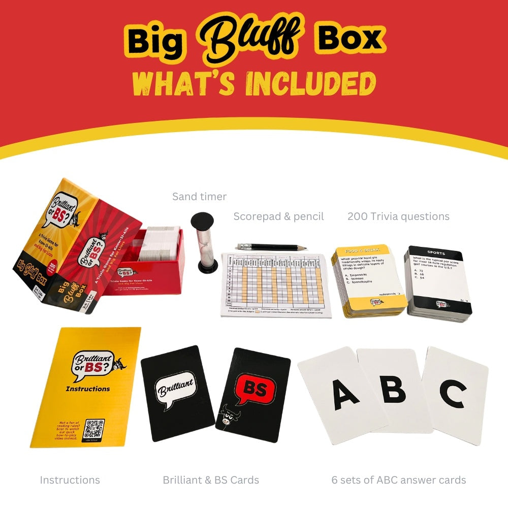 Brilliant or BS Big Bluff Box