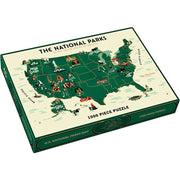 US National Parks Map 1000 Pc Puzzle