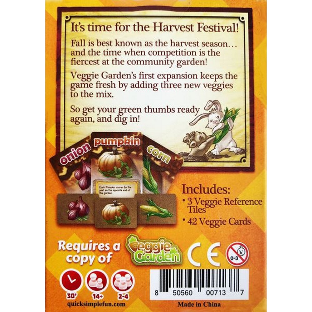 Veggie Garden Harvest Festival Expansion