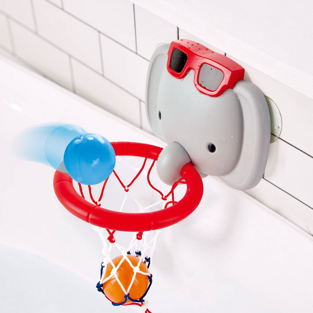 Hape - Bath Toys: Bath Time Basketball Elephant Pal