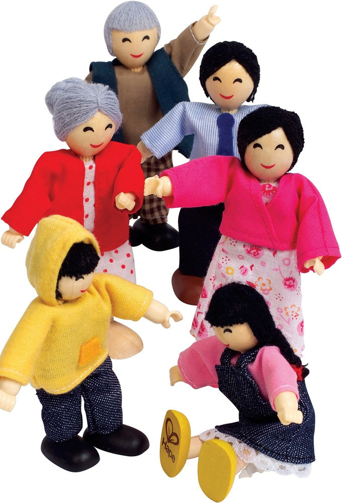 Hape - Doll House & Furniture: Happy Family - Asian