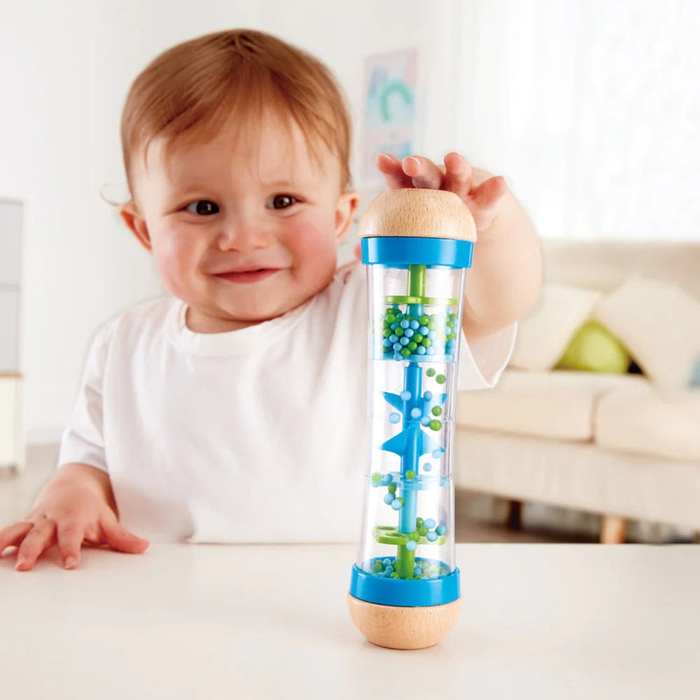 Hape - Infant Music: Beaded Raindrops - Blue