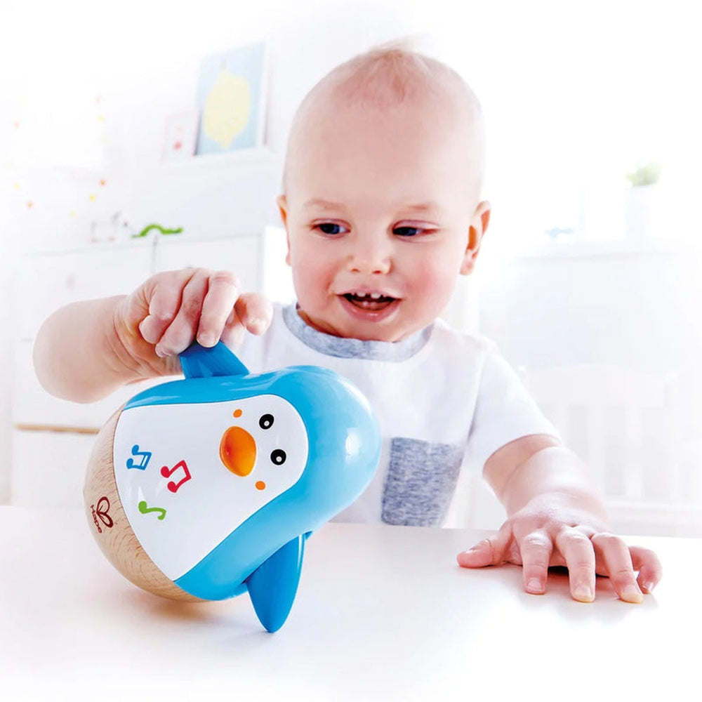 Hape - Infant Music: Penguin Musical Wobbler