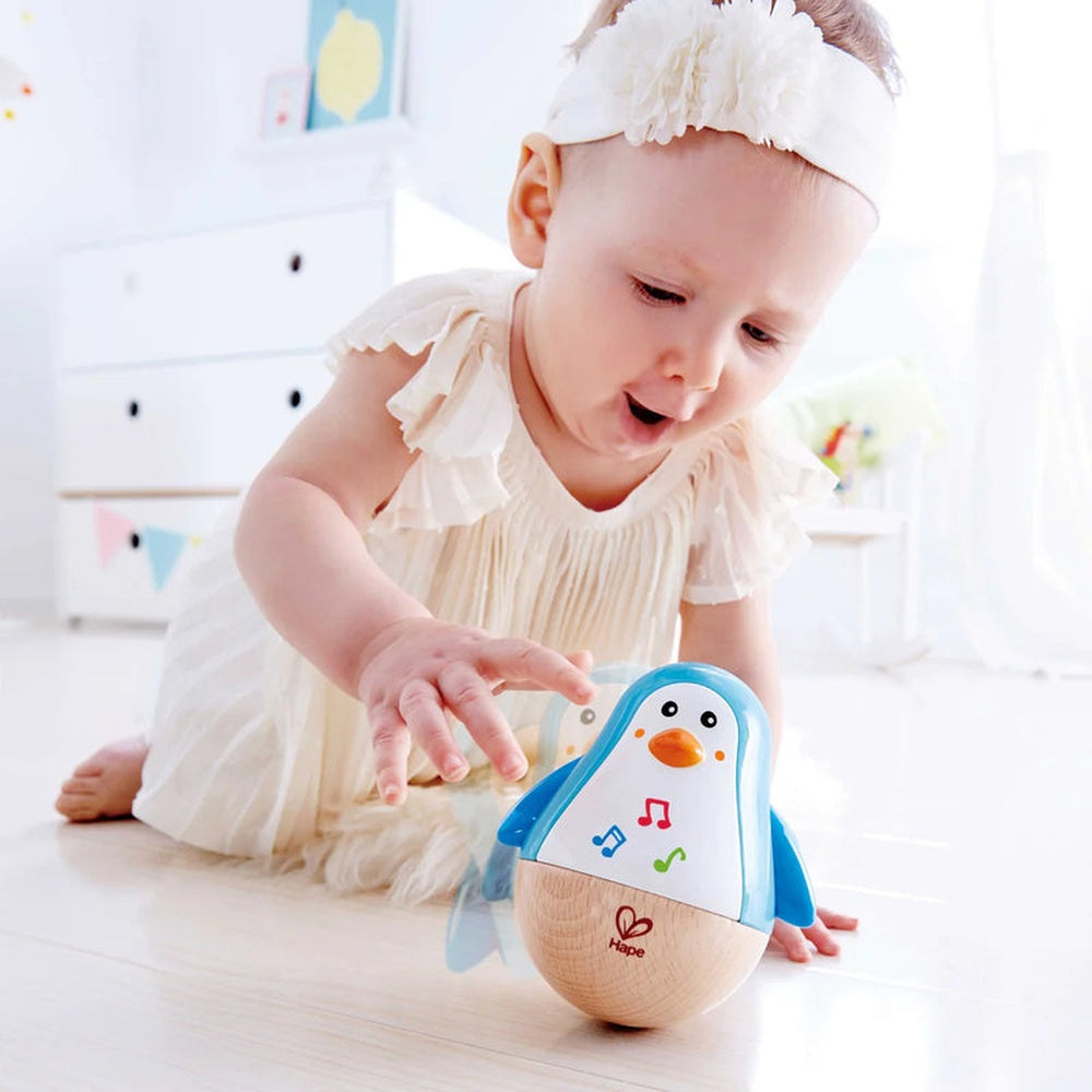 Hape - Infant Music: Penguin Musical Wobbler