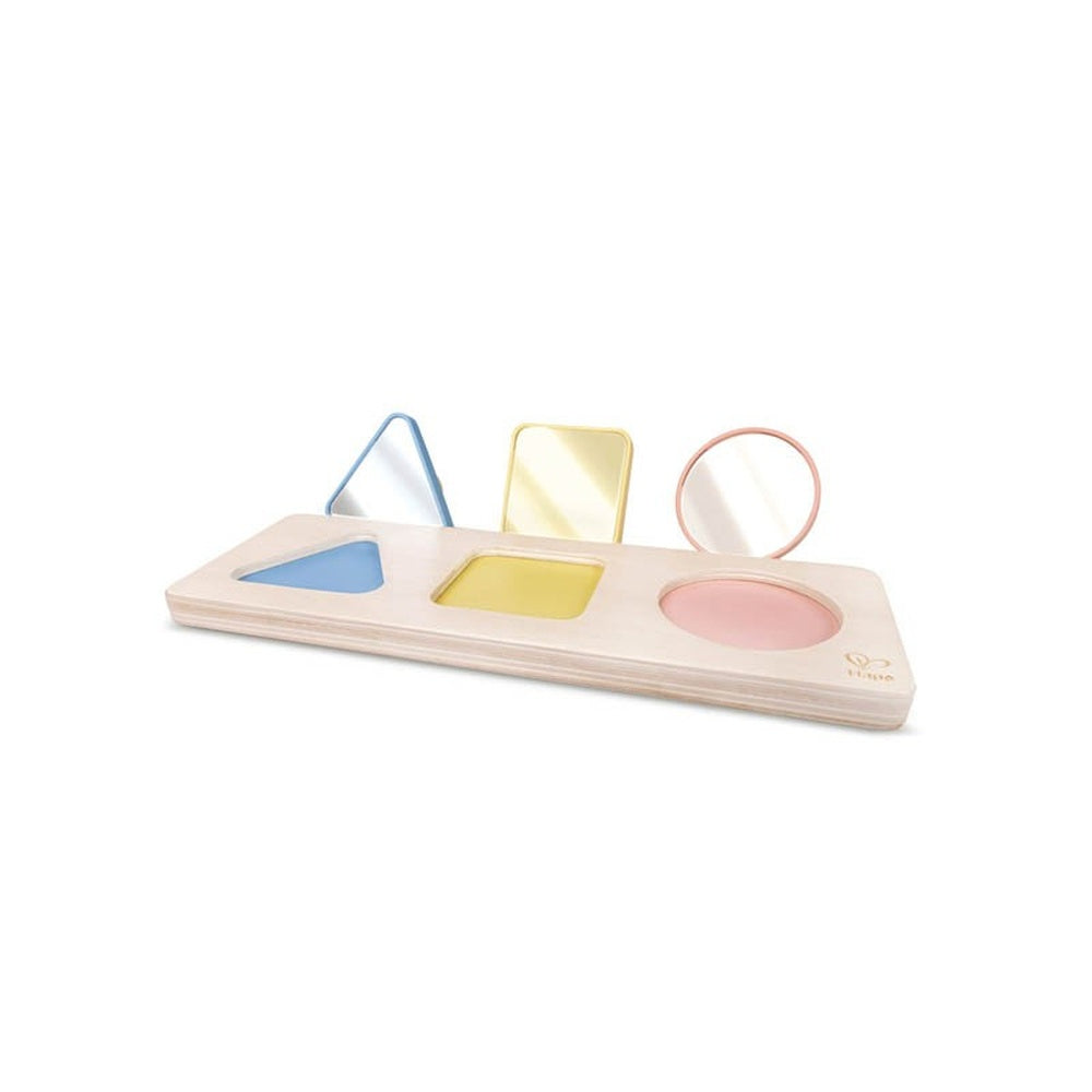 Hape - Infant Toys: Montessori Mirror Shape Puzzle