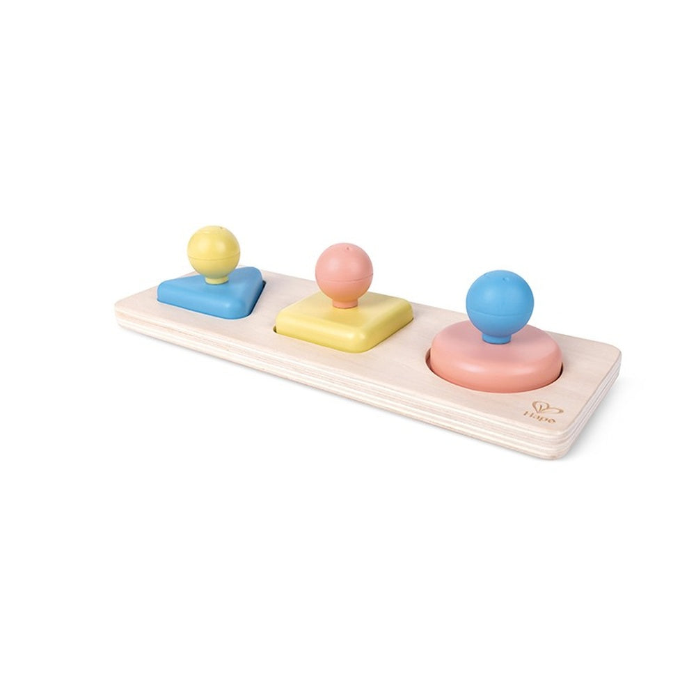 Hape - Infant Toys: Montessori Mirror Shape Puzzle