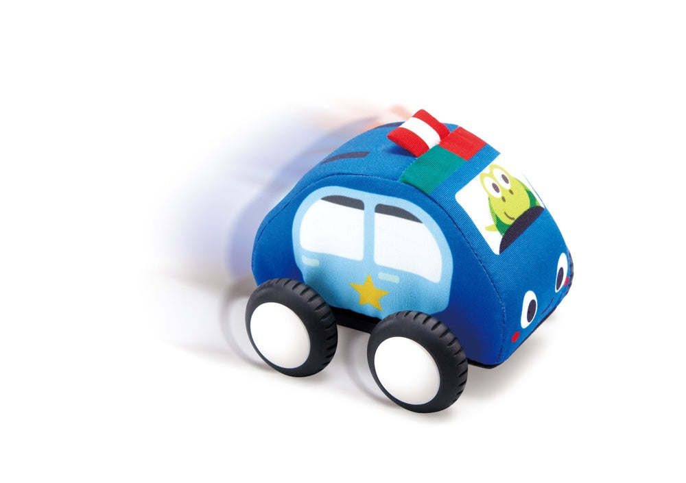 Hape - Infant Toys: Pull-Back Plush Car Set