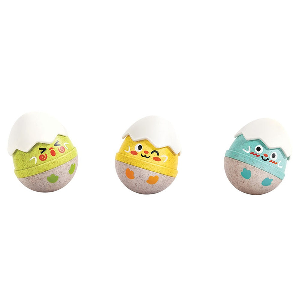 Hape - Infant Toys: Happy Hatchlings Wobble Rattles