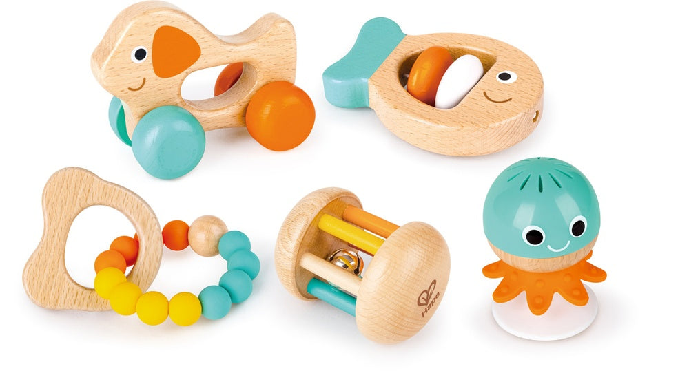 Hape - Infant Toys: Multi-Stage Sensory Gift Set