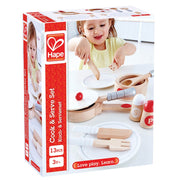 Hape - Kitchen & Food: Cook and Serve Set