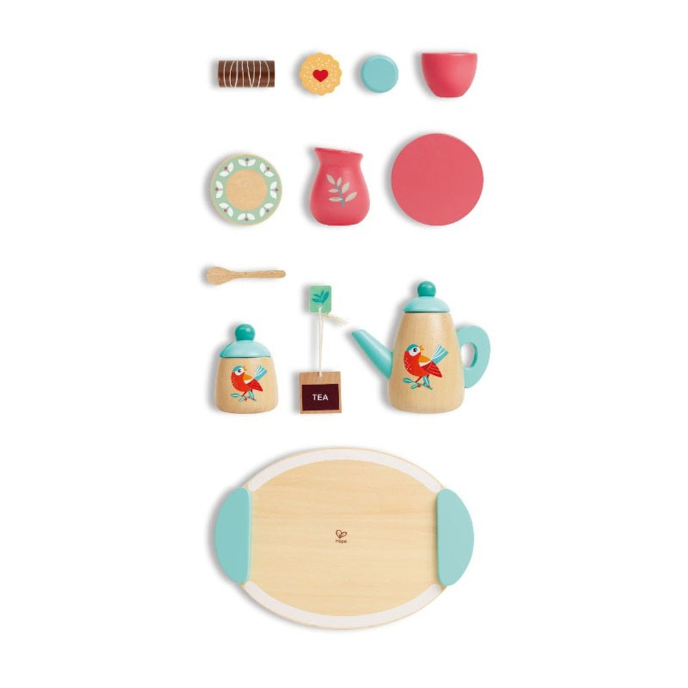 Hape - Kitchen & Food: Wooden Tea Set