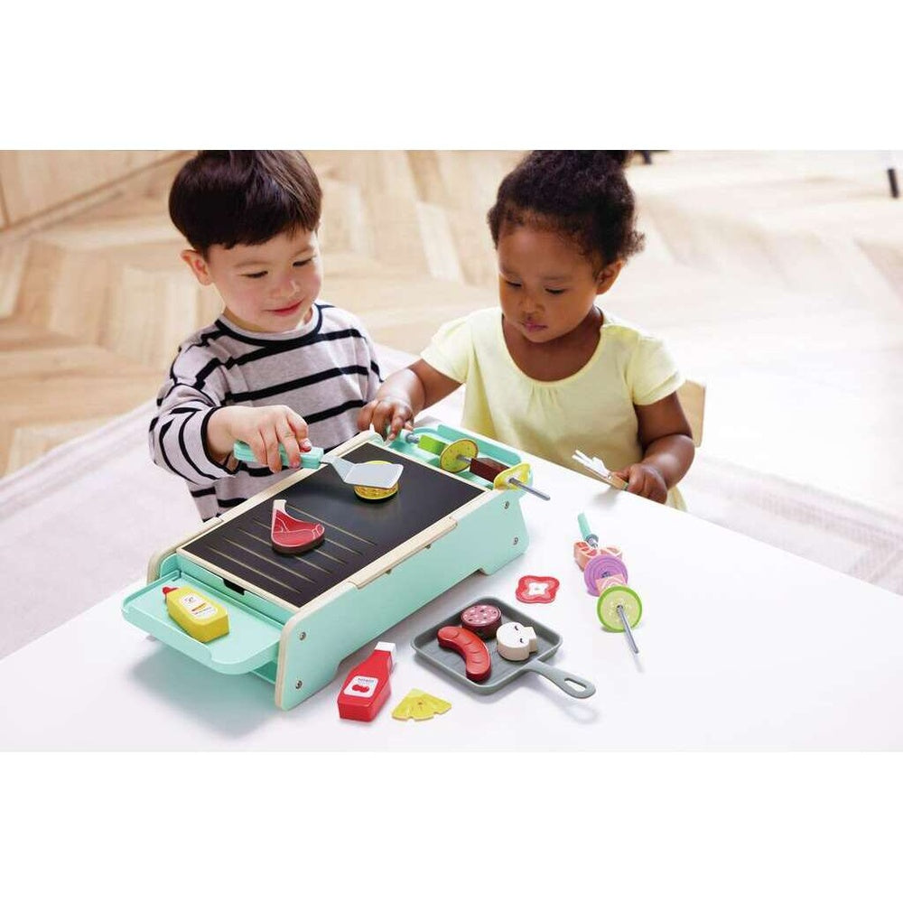 Hape - Kitchen & Food: Sizzling Griddle & Grill BBQ