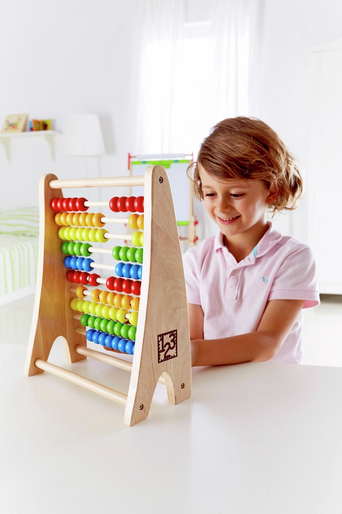 Hape - Learning Toys: Rainbow Bead Abacus