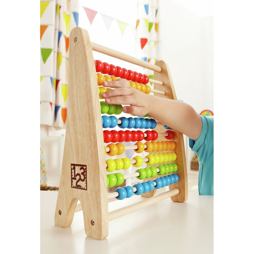 Hape - Learning Toys: Rainbow Bead Abacus