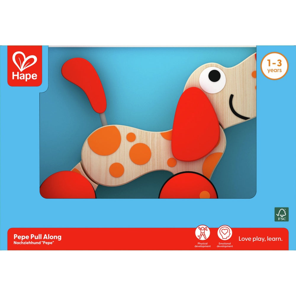 Hape - Push & Pull: Pepe Pull Along