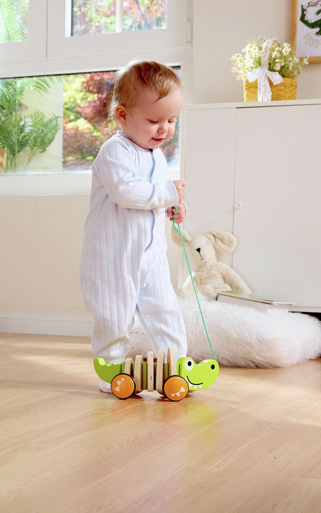 Hape - Push & Pull: Walk-A-Long Crocodile