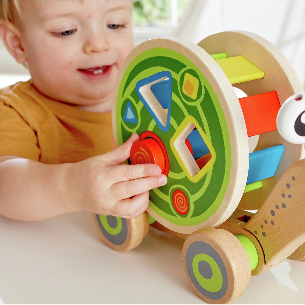 Hape - Push & Pull: Walk-A-Long Snail