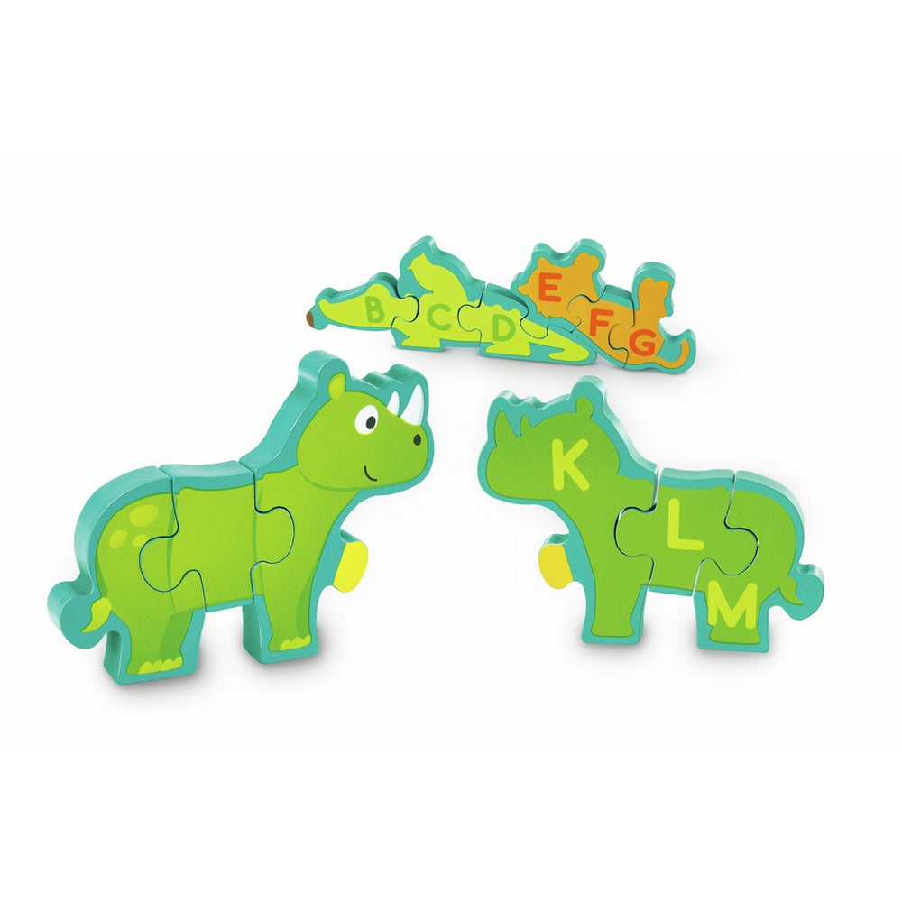 Hape - Puzzles: Alphabet & Animal Parade