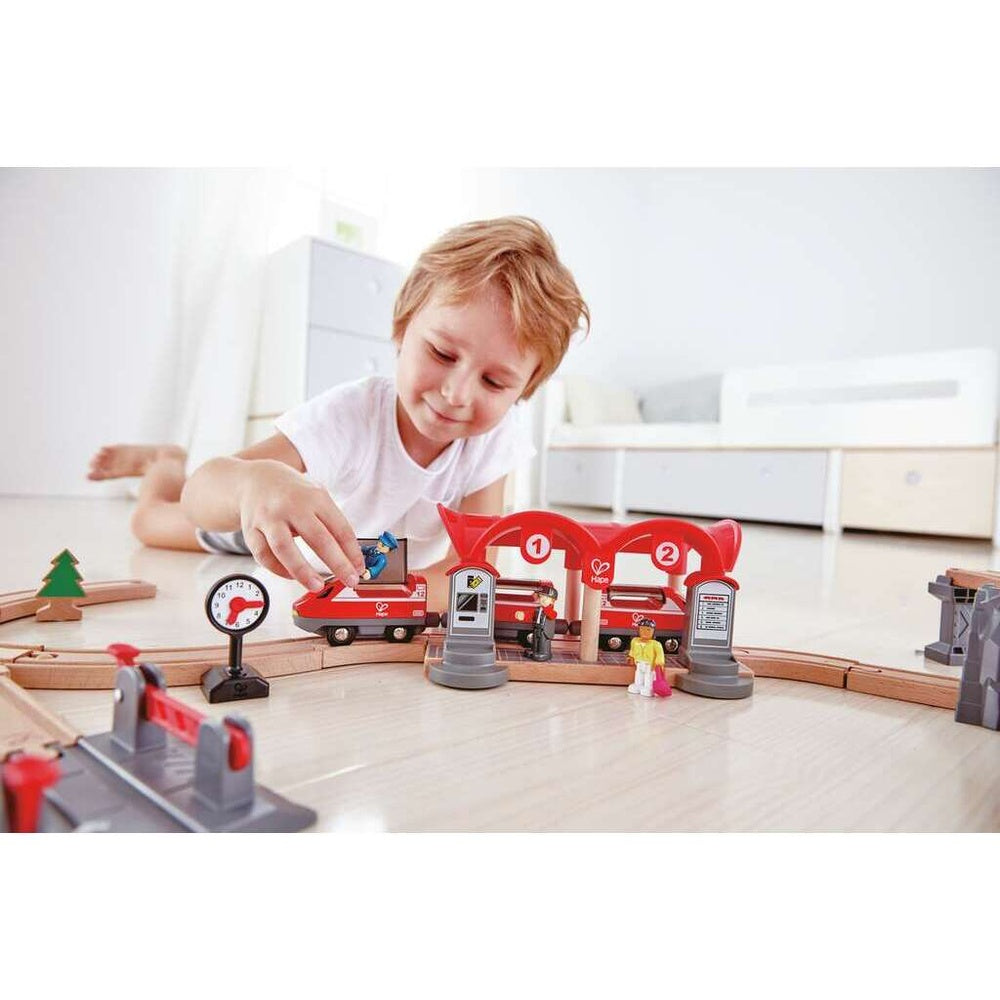 Hape - Railway: Busy City Rail Set