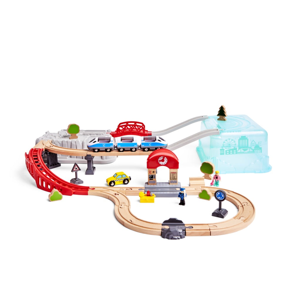 Hape - Railway: City Train Bucket Set