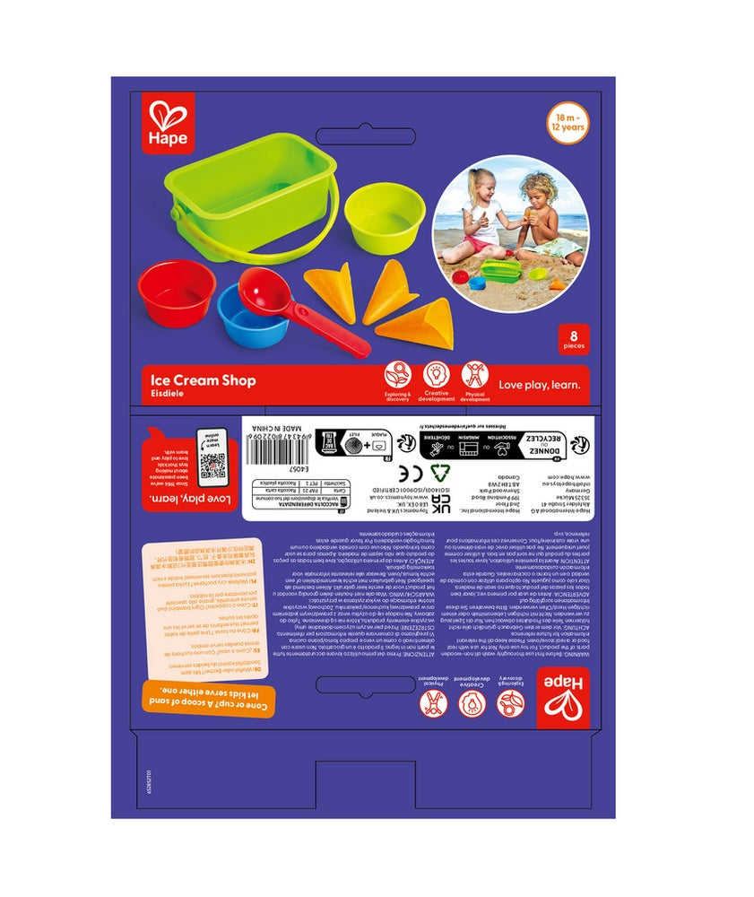 Hape - Sand Toys: Ice Cream Shop