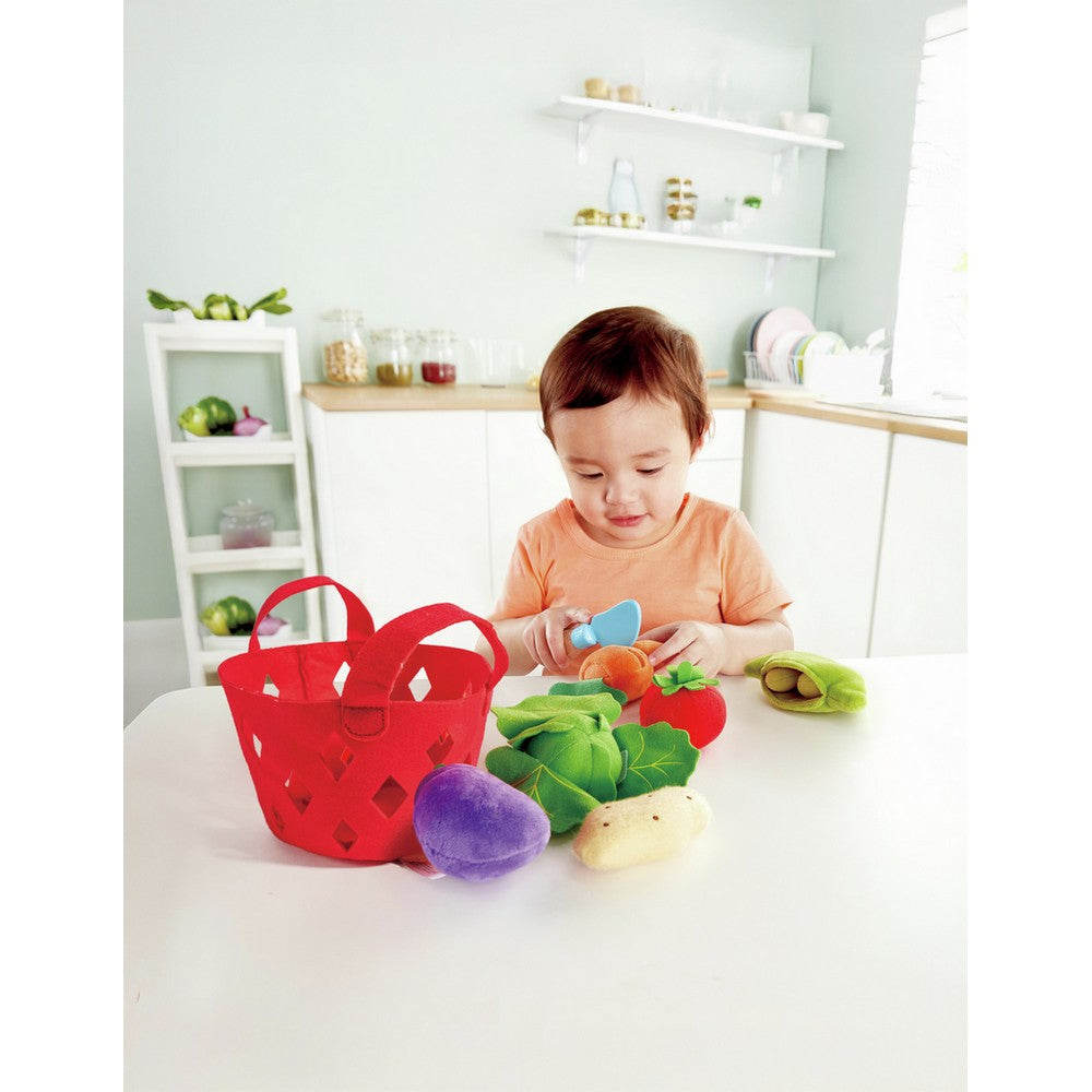 Hape - Toddler Kitchen & Food: Toddler Vegetable Basket