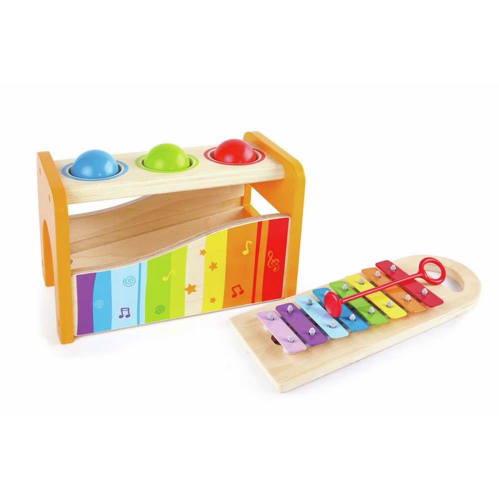 Hape - Toddler Music: Pound and Tap Bench