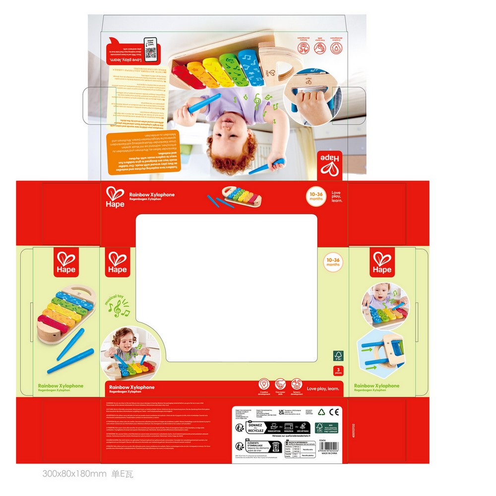 Hape - Toddler Music: Rainbow Xylophone