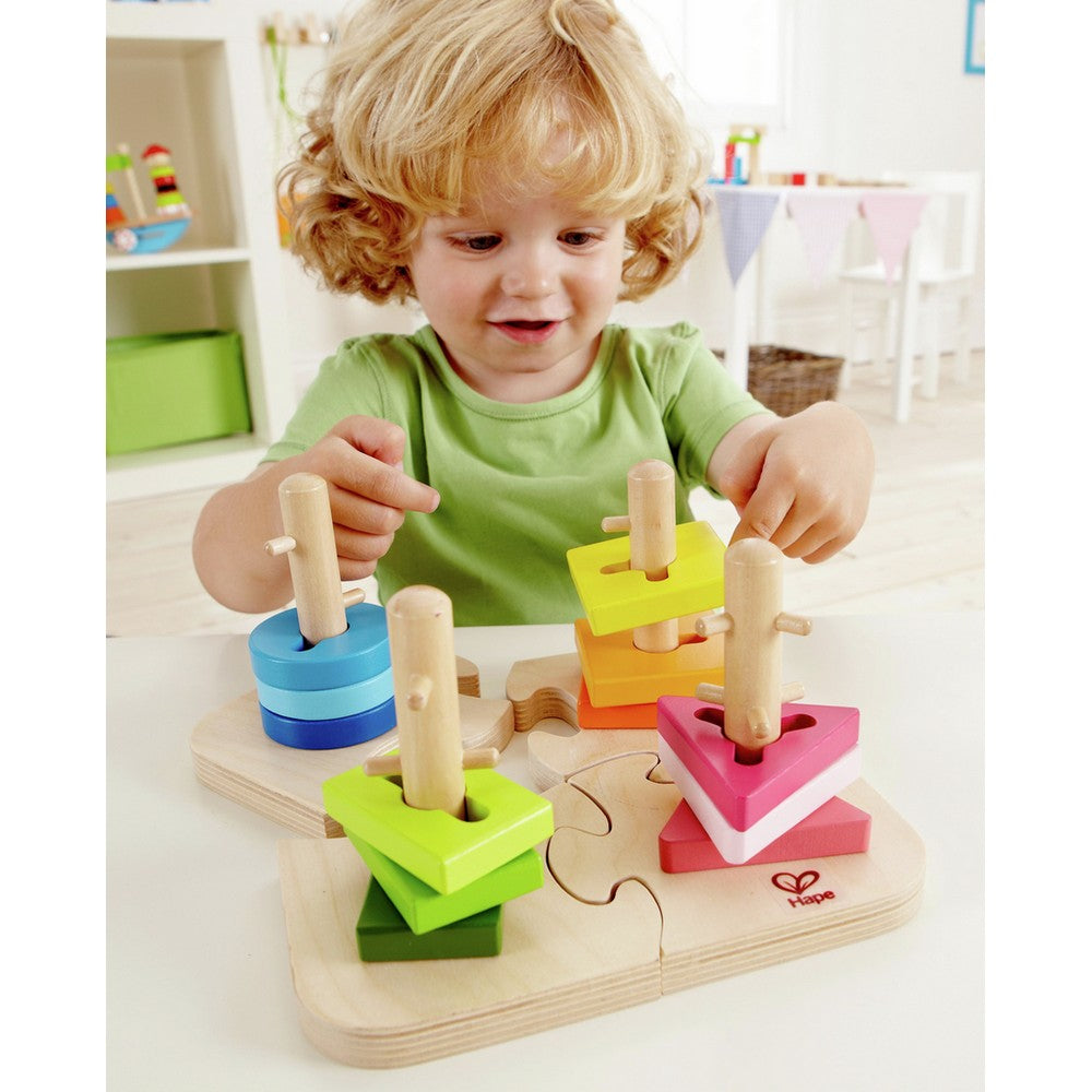 Hape - Toddler Toys: Creative Peg Puzzle