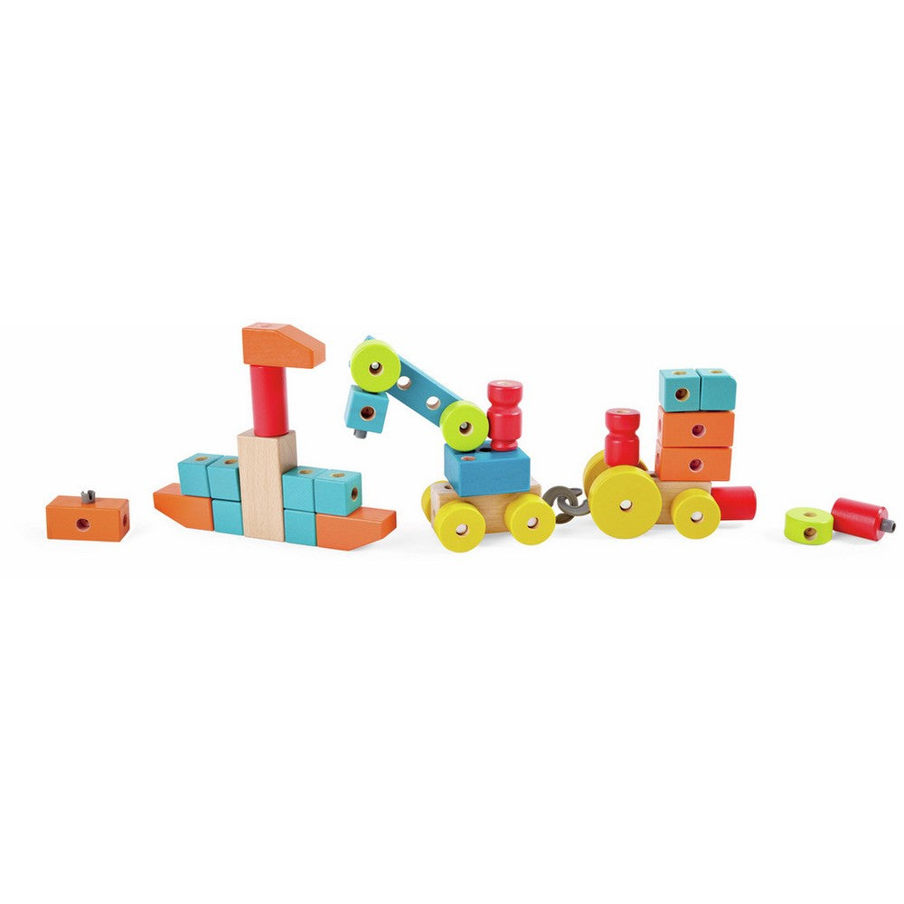 Hape - Toddler Toys: Infinite Imagination Building Blocks