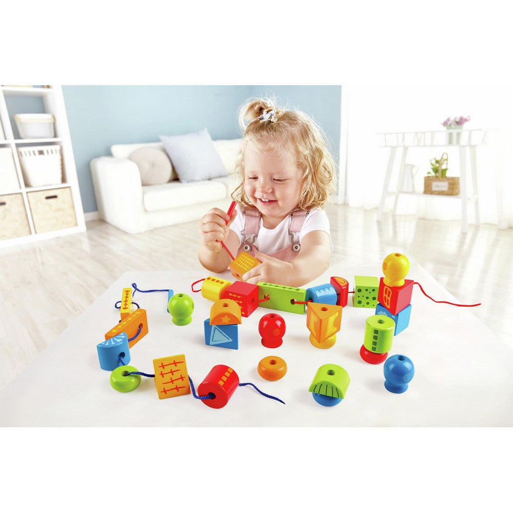 Hape - Toddler Toys: String-Along Shapes