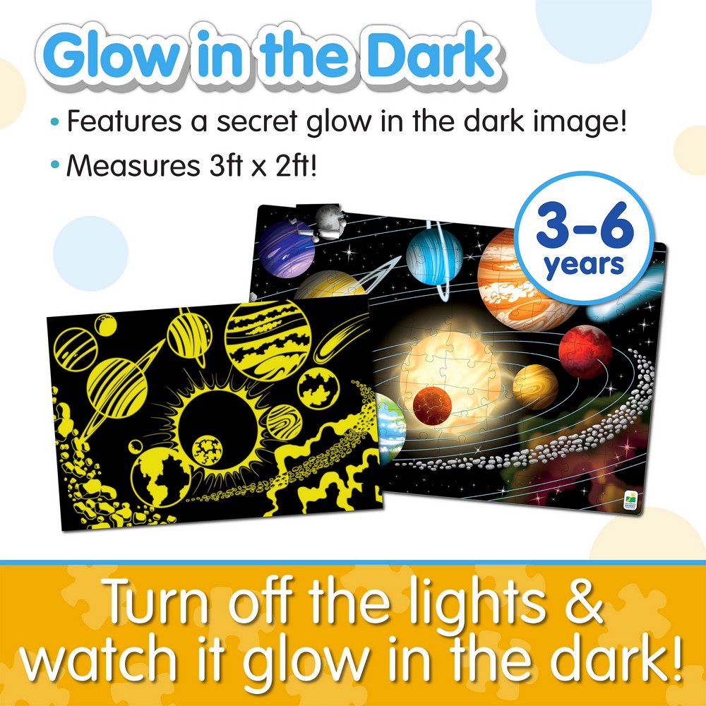 Learning Journey: Puzzle Doubles - Glow In The Dark - Space