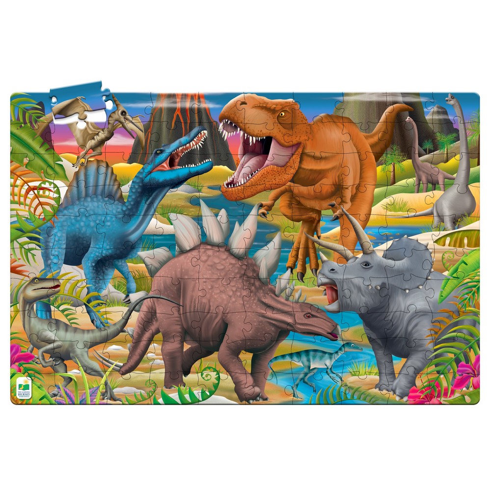 Learning Journey: Puzzle Doubles - Glow In The Dark - Dinos