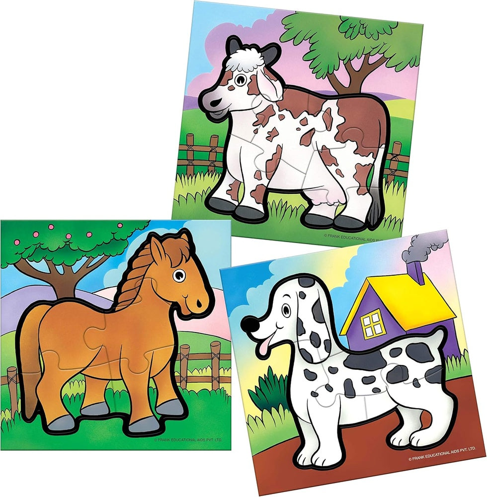 My First Puzzle 3pk - Asst A (Animals - Dinosaurs - The Jungle)
